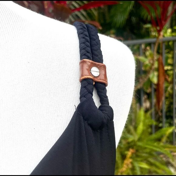 Michael Kors Braided Cowl Neck Tank Top - Picture 5 of 9